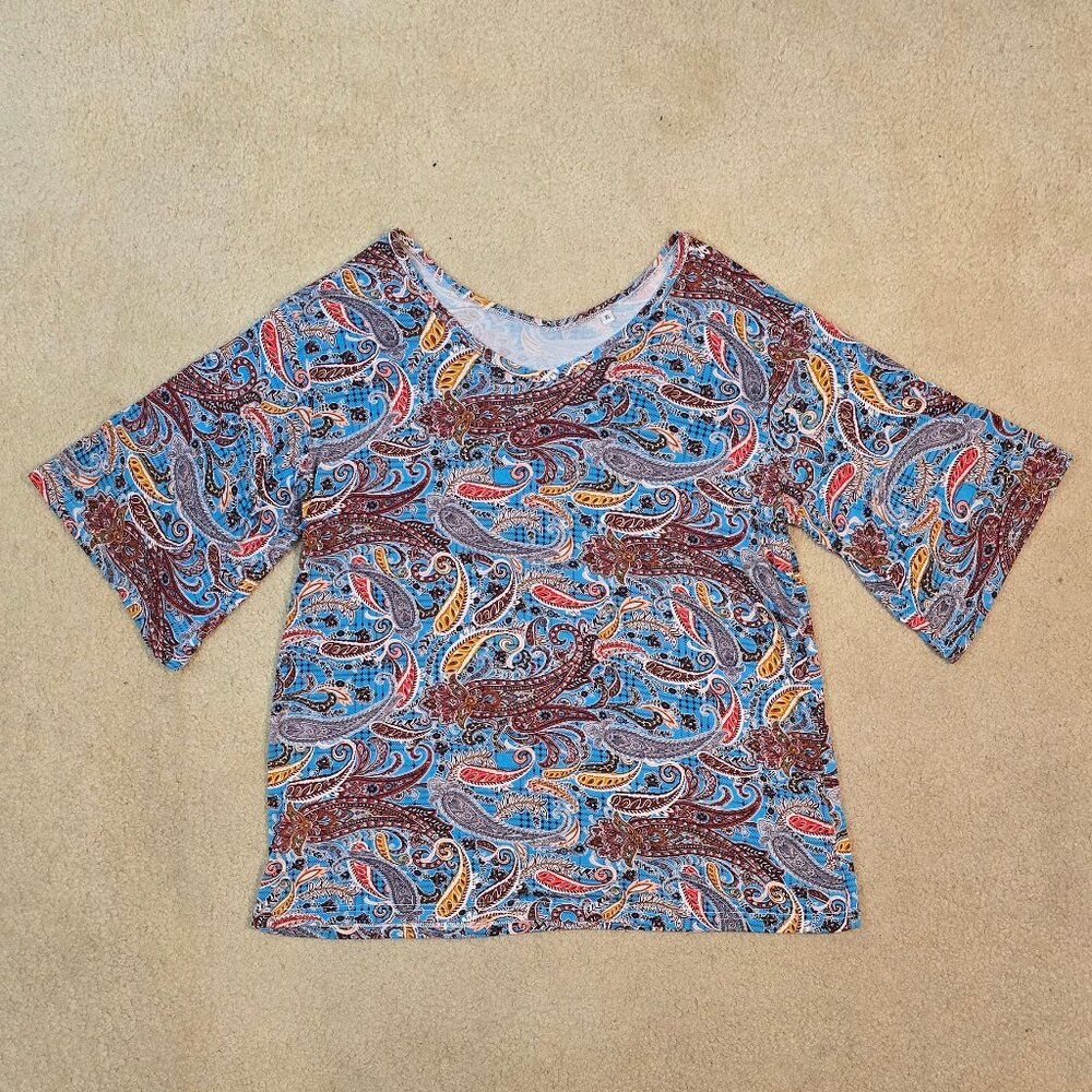 Colorful Paisley Blouse - Picture 7 of 7